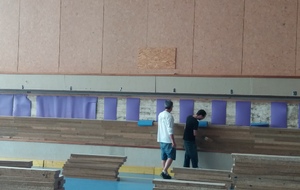 Changement du mur du Gymnase Lamartine