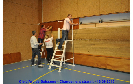 Changement du stramit